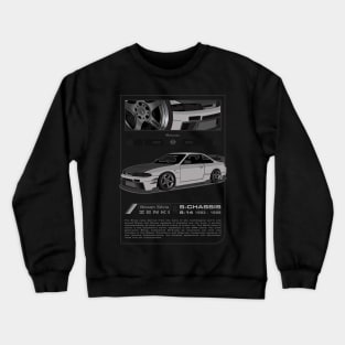 Silvia S14 Zenki (gray) Crewneck Sweatshirt